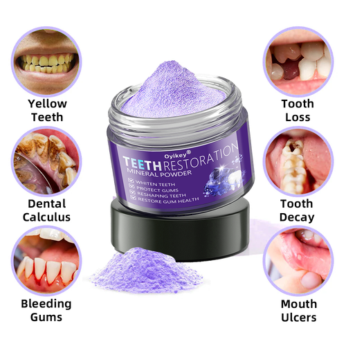 Oyikeyยฎ ๐Tooth Restoration Mineral Powder (Whitening, Restoring Tooth Health)